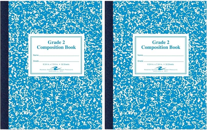 ROARING SPRING Grade 2 Ruled Flex Cover Marble Comp Book 9 3/4'' x 7 3/4'' by RoaringSpringPaperProducts