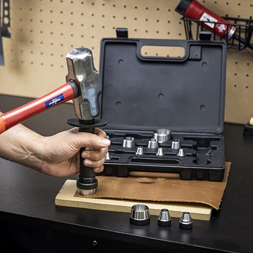 NEIKO 02604A Hole Punch Set | SAE & Metric, 3/16” – 1-3/8” & 5 – 35mm | 14 - Image 7