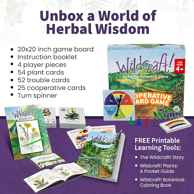 Wildcraft! Board Game – Cooperative Educational Board Game - Image 8