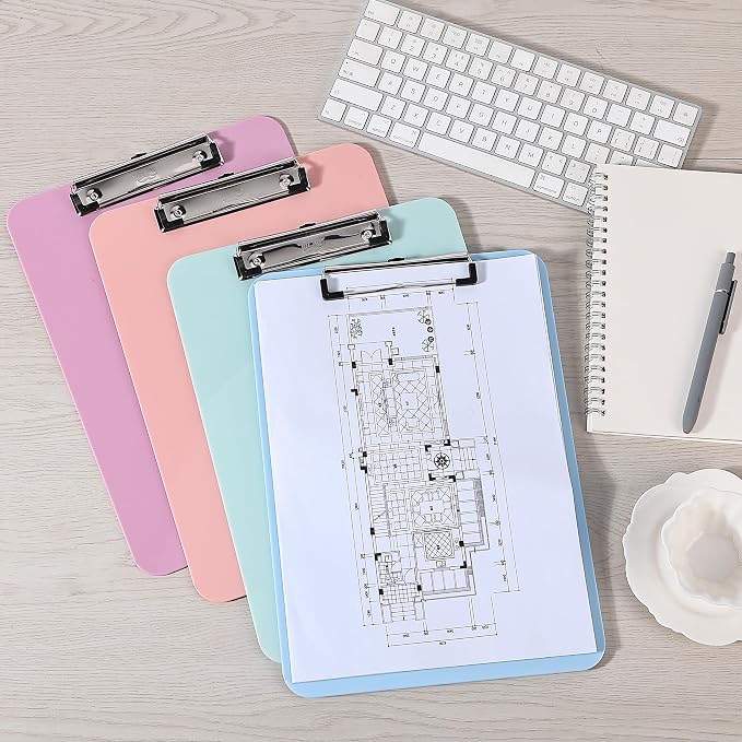 Mr. Pen- Plastic Clipboard, 12.5” x 9”, Careys Pink, Clipboard Plastic | - Image 7
