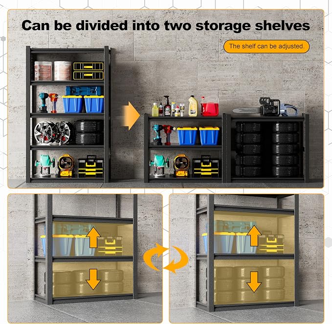 PLMFJQK 5 Sets Storage Shelves - Image 6