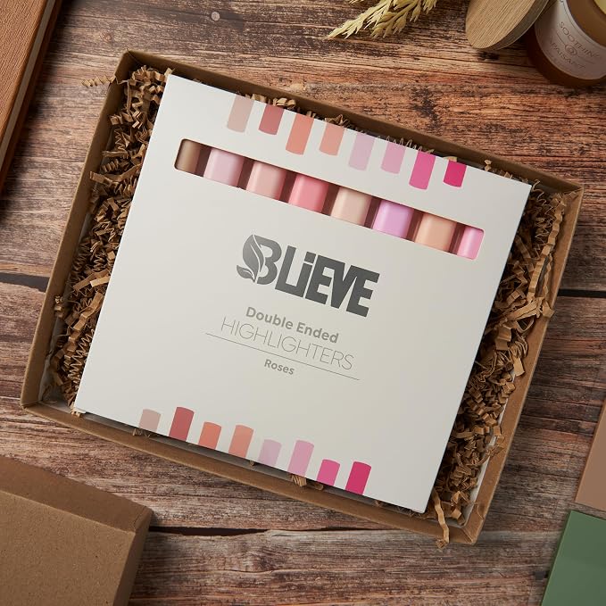 BLIEVE Bible Highlighters No Bleed Through, Pastel Colors, Dual Tip, 8 Pack | - Image 7
