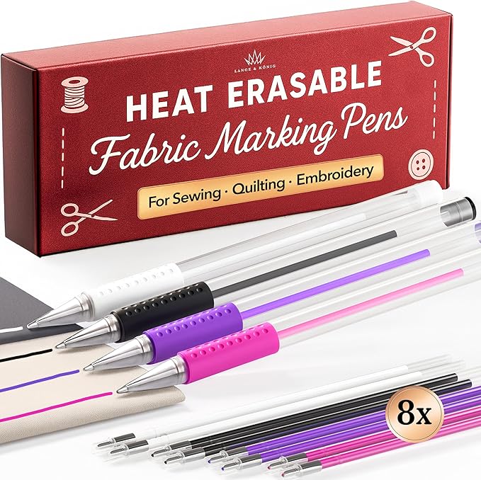 Lange & König Air & Water Erasable Fabric Markers by LangeK%C3%B6nig