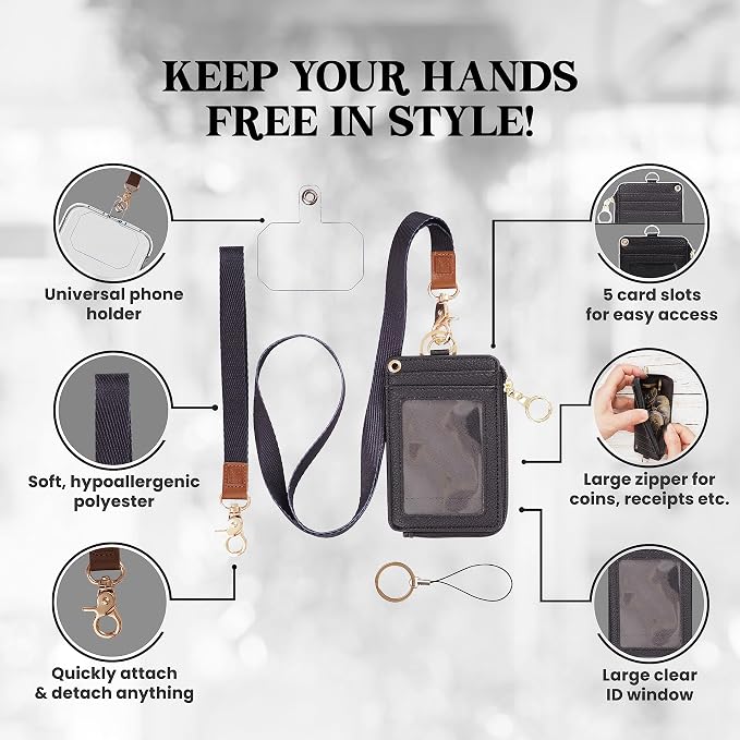 MONDO DESIGNS 2-in-1 ID Badge Holder - Image 3