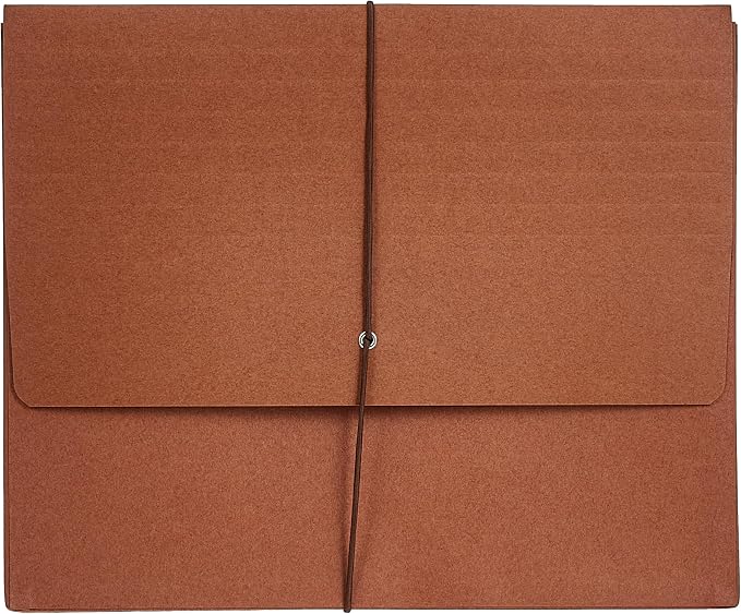Smead Redrope Expanding File Wallet, Flap and Cord Closure, 3-1/2" Expansion - Image 2