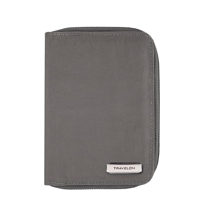 Travelon RFID Blocking Passport Zip Wallet by Travelon