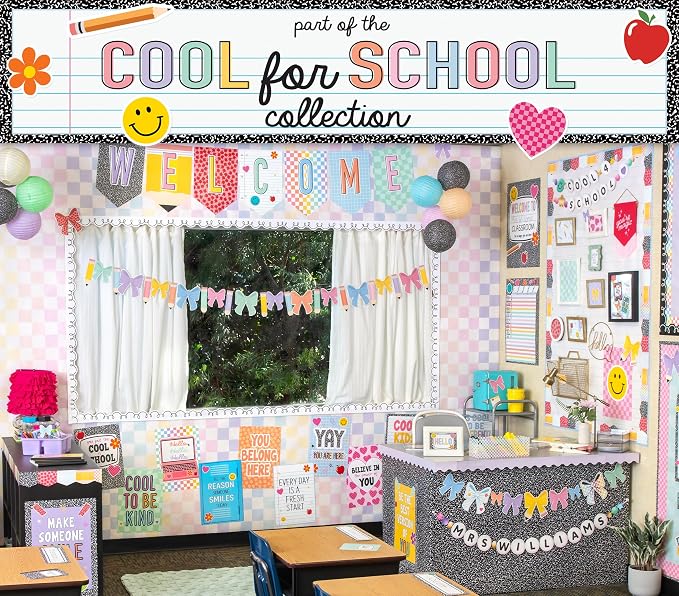 Teacher Created Resources Cool for School Happy You’re Here Bulletin Board - Image 9