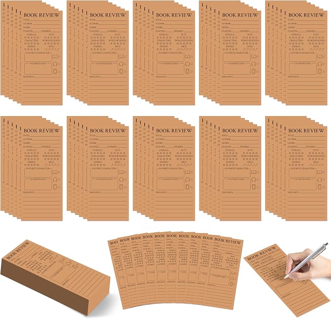 L1rabe Kraft Paper Book Review Bookmarks by L1rabe