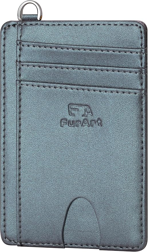 FurArt Slim Minimalist Wallet RFID Credit Card Holder by FurArt
