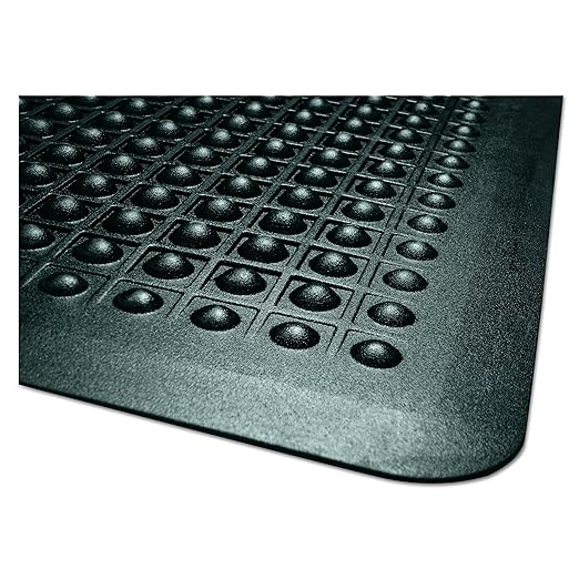 Guardian - 24030500 Flex Step Antifatigue Floor Mat, Rubber, 3'x5', Black-DeskLoop Office