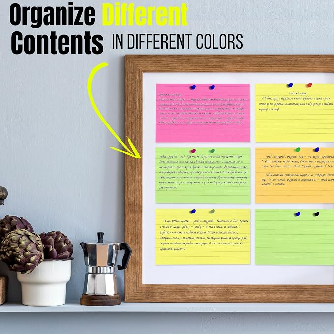 Mr. Pen- Lined Index Cards, Neon Index Cards | Notecards - Image 4