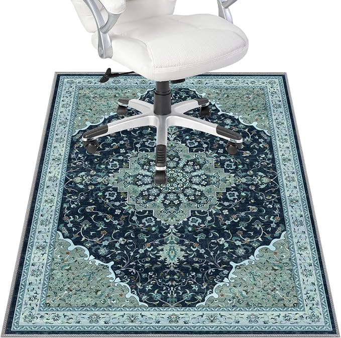 Office Chair Mat for Hardwood Floor&Tile Floor, Under Desk Rug for Rolling by LreedyMat