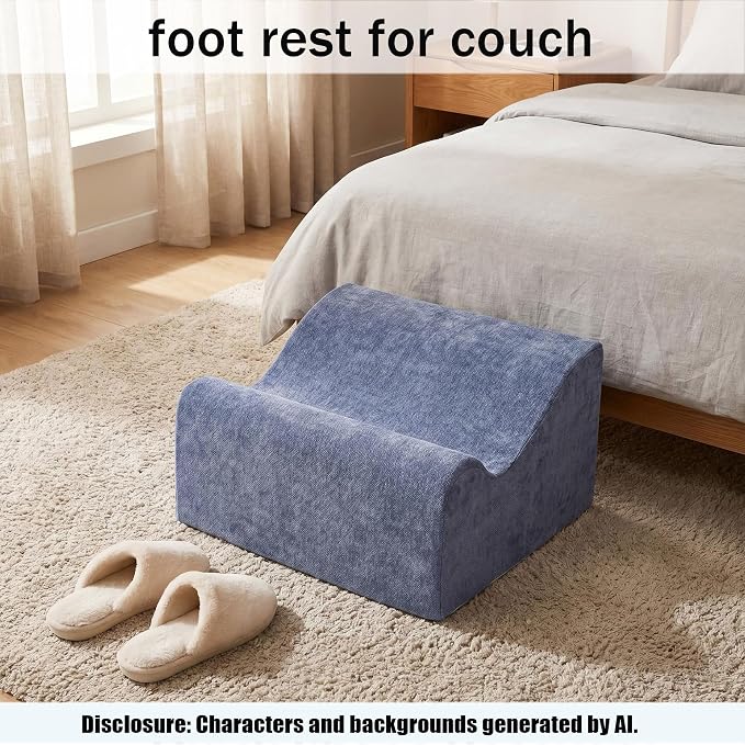 Foot Rest for Under Desk at Work, At Work Soft Ergonomic Footrest, Support Foot - Image 5