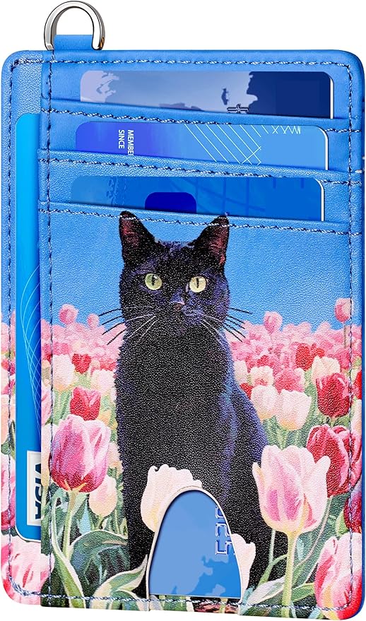 FurArt Slim Minimalist Wallet RFID Credit Card Holder by FurArt