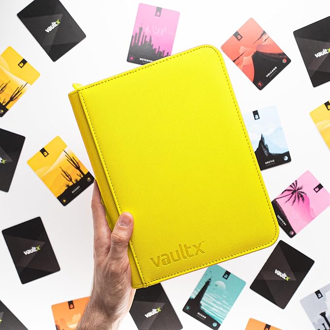 Vault X 4 Pocket Zip Binder, 160 Cards, Exo-Tec Material, 20 Side-Loading Pages - Image 4