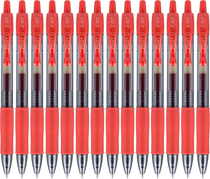 Pilot G2 Premium Refillable and Retractable Rolling Ball Gel Pens, Fine Point by PilotCorporationofAmerica
