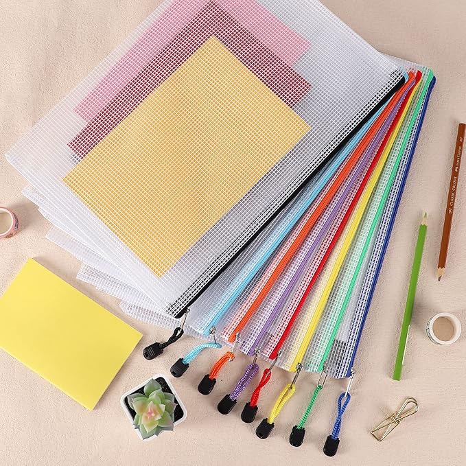 EOOUT 32pcs Mesh Zipper Pouch Bags, Mesh Bags - Image 7