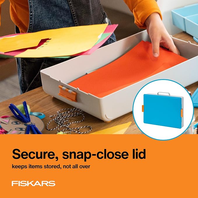 Fiskars Kids Creating Toolbox – Portable Art Storage Organizer - Image 5