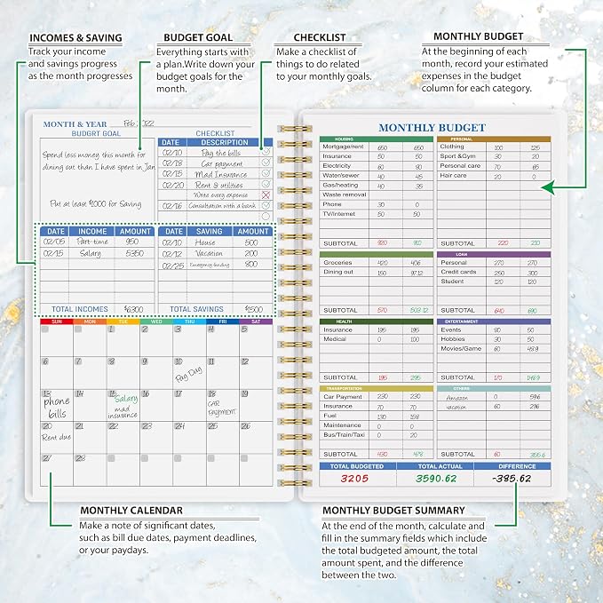 Budget Planner - Monthly Finance Organizer - Image 3