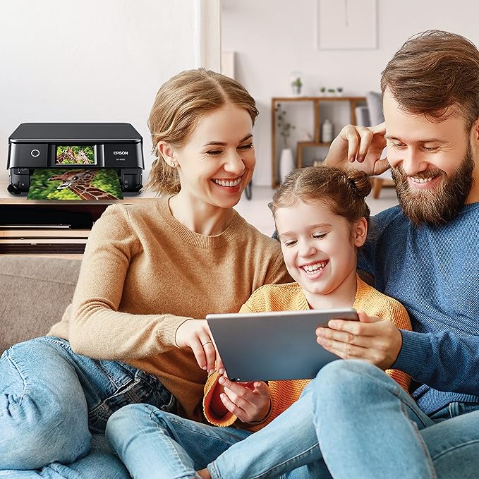 Epson Expression Photo XP-8700 Wireless All-in-One Printer with Built-in Scanner and Copier and 4.3" Color Touchscreen, Black-DeskLoop Office