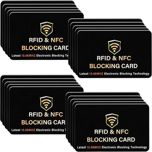 SaiTech IT 20 Pack RFID Blocking Card, One Card Protects Entire Wallet Purse by SaiTechIT