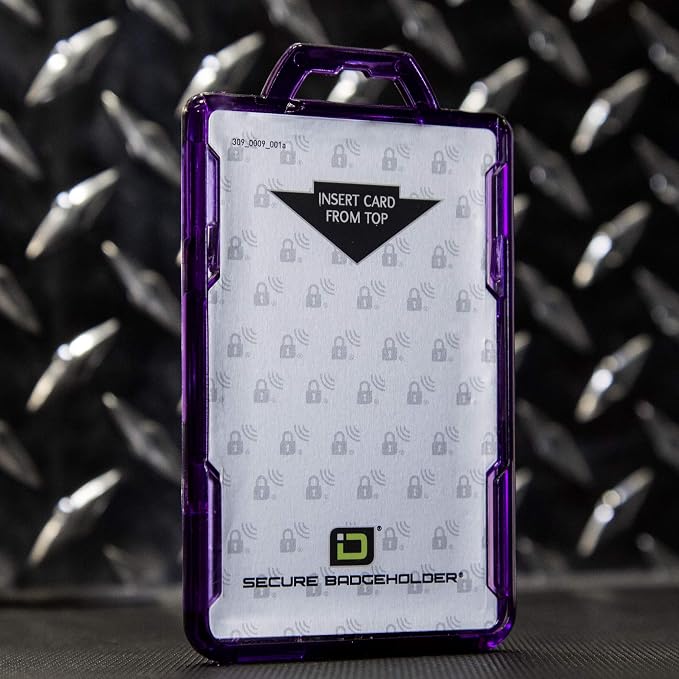 ID Stronghold - Pack of 5 - RFID Blocking Secure Badge Holder - Duolite 2 Card - Image 4