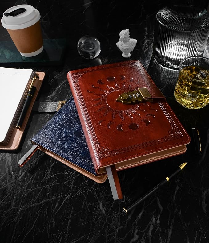 ZXHQ Lockable Journal for Women & Men, A5 240 Pages Secret Diary - Image 9