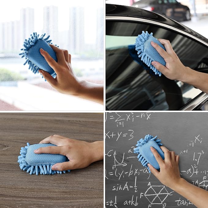 Mr. Pen- Magnetic Microfiber Shag Whiteboard Erasers, 4 Pack | Dual Surface - Image 7