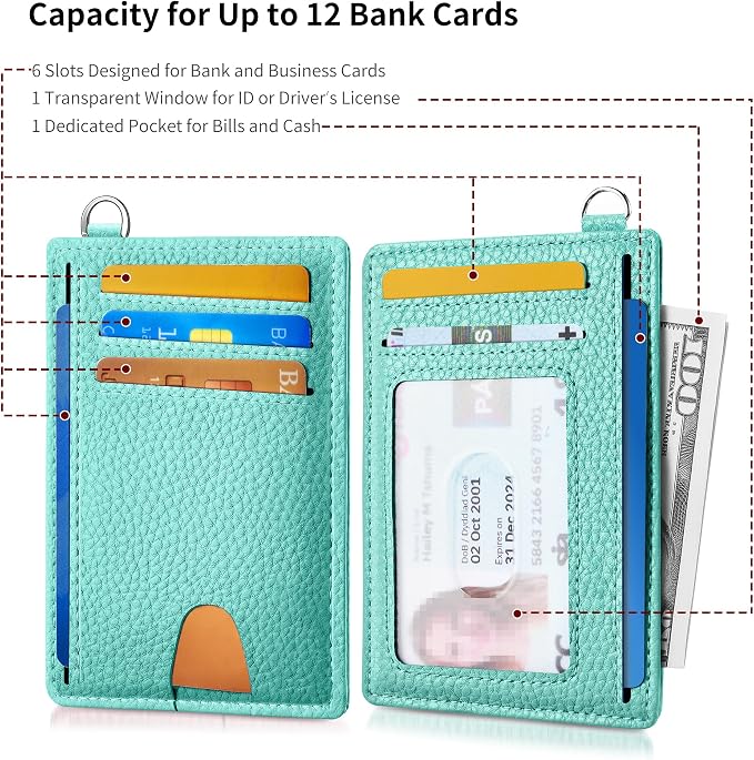 Mayski Slim Wallet, Credit Card Holder - Image 6
