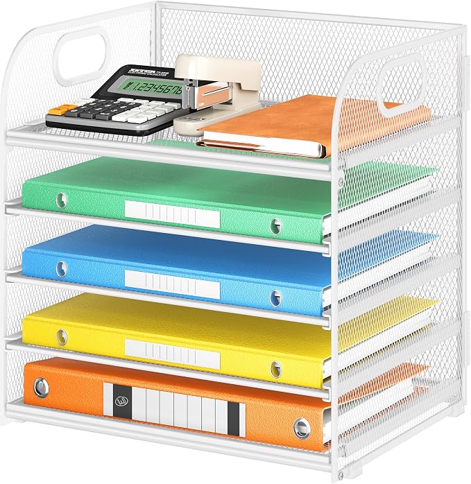 Lavatino 5 Tray Paper Organizer Letter Tray by Lavatino