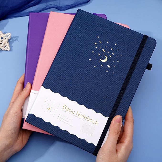 CAGIE Lined Journal Notebook for Work, Hardcover Notebook Journal - Image 2