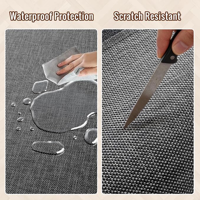 Wansimoo Office Chair Mat for Hardwood and Tile Floor, Heavy Duty Computer - Image 4