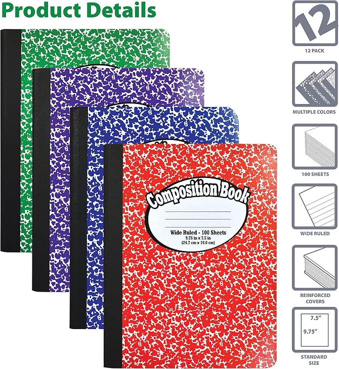 Better Office Products Composition Book Notebook - Image 3