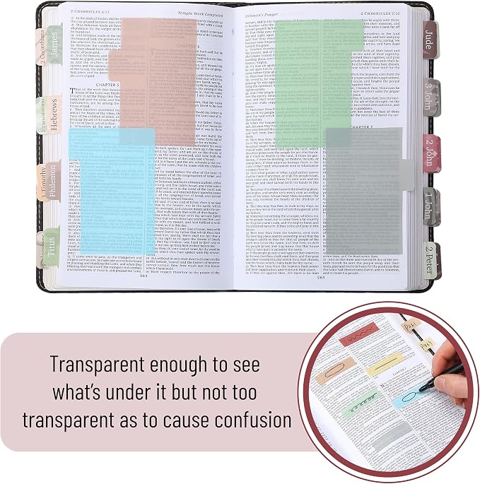 Mr. Pen- Transparent Sticky Notes Set, 410 Pack | Transparent Sticky Notes Tabs - Image 4