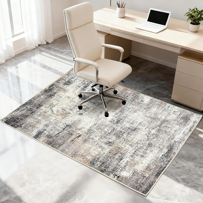 Office Chair Mat for Hardwood Tile Floor, Machine Washable Office Area Carpet - Image 9