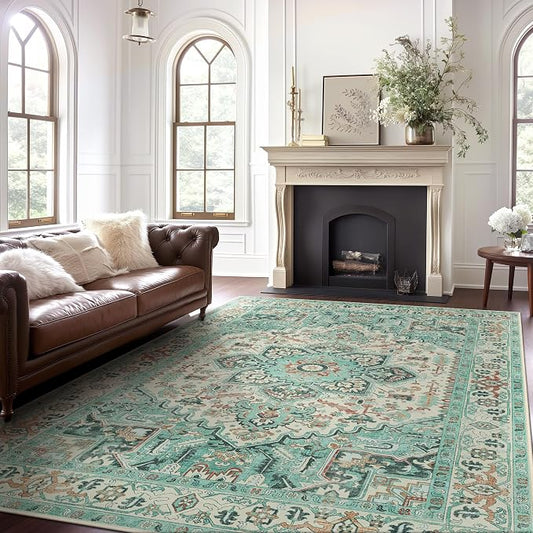 GENIMO Machine Washable 8x10 Area Rugs by GENIMO
