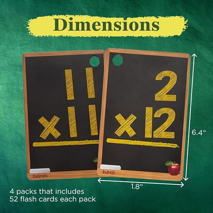Star Right Math Flash Cards Set of 4 - Image 3