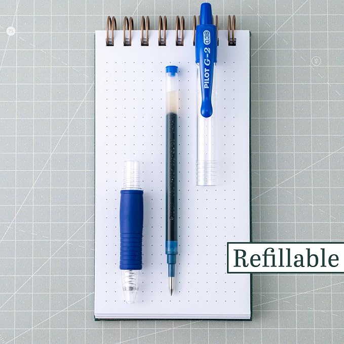 Pilot G2 Premium Refillable and Retractable Rolling Ball Gel Pens, Ultra Fine - Image 3
