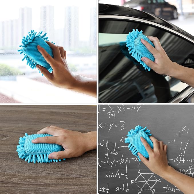 Mr. Pen- Magnetic Microfiber Shag Whiteboard Erasers, 4 Pack | Dual Surface - Image 5