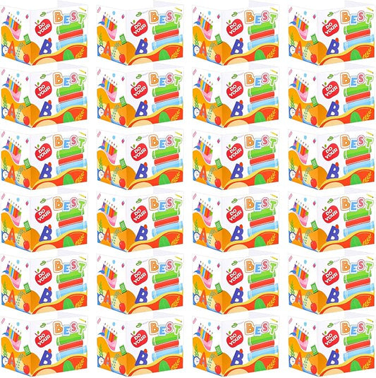 24 Pcs Privacy Boards for Student Desks Bright Colored Classroom Desk Divider by Zhehao