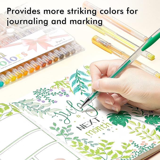 Shuttle Art 120 Unique Colors Gel Pens Gel Pen Set - Image 5