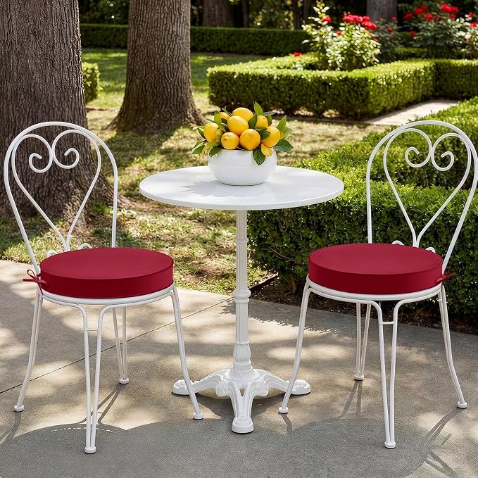 Summsun Outdoor Bistro Chair Cushions Set of 2 - Image 2