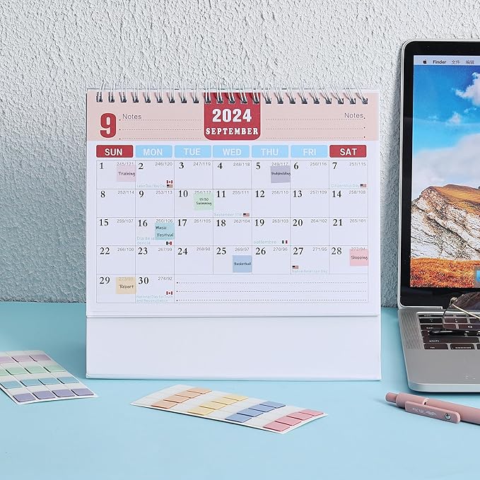 Mr. Pen- Sticky Index Tabs, 480 Pcs, Pastel Sticky Tabs for Notebooks, Page Markers-DeskLoop Office