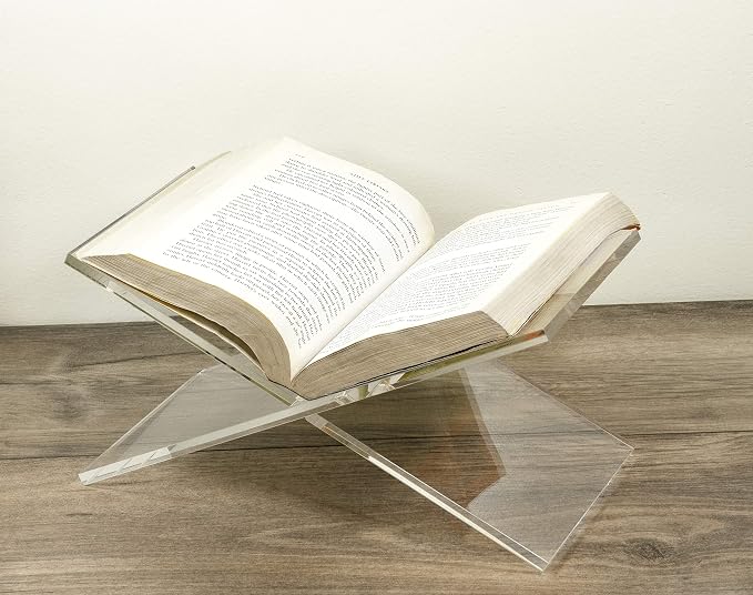 Red Co. Transparent Clear Acrylic Book Holder 2 Piece Reading Stand - Image 7