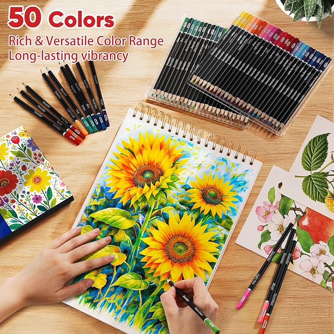 Soucolor 50 Colored Pencils - Image 4