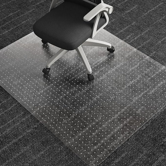 Office Chair Mat for Carpet Floor, Heavy Duty Desk Chair Mat for Low/No Pile by YumHome