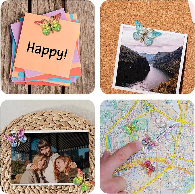Decorative Cute Push Pins for Bulletin Board, Thumb Tacks, Cork Board Desk Wall - Image 7