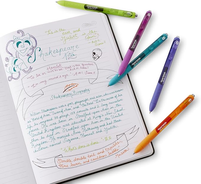 Paper Mate InkJoy Gel Pens, Medium Point, Teacher Essentials, Journaling - Image 56