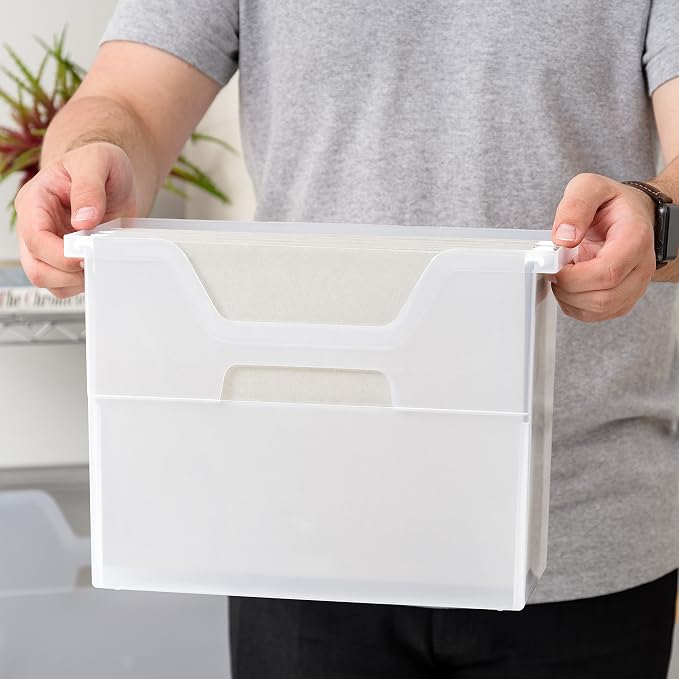 IRIS USA Medium Portable Desktop File Box - Image 3