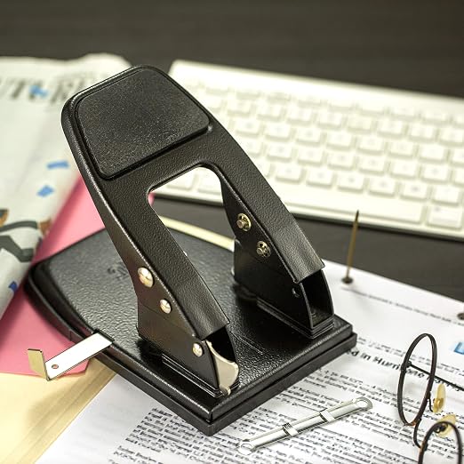 Officemate 2-Hole Padded Punch, Medium Duty, 50-Sheet Capacity, Ergonomic - Image 8